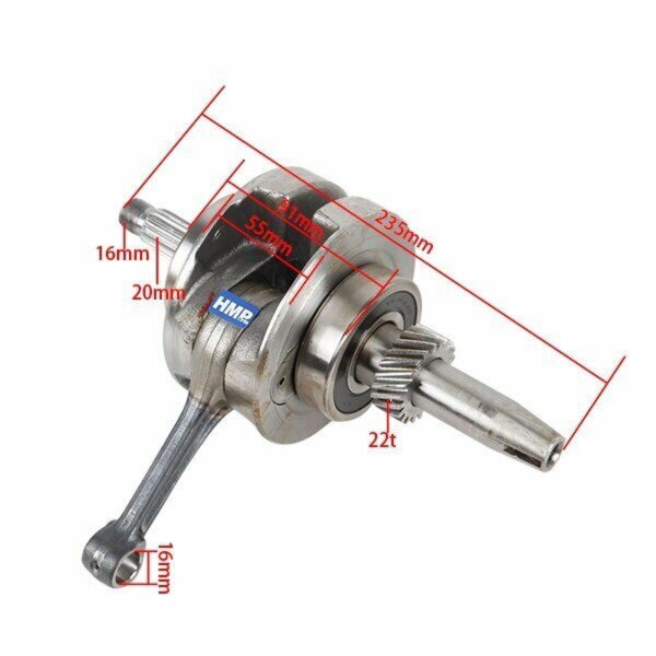 Kurbelwelle CG 250 ccm wk ATV Quad HMParts