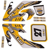 Aufkleber Sticker Set Decor X - Gelb Pit Bike Dirt Bike