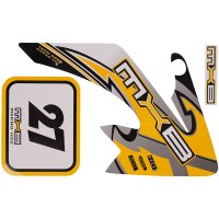 Aufkleber Sticker Set Decor X - Gelb Pit Bike Dirt Bike