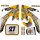 Aufkleber Sticker Set Decor X - Gelb Pit Bike Dirt Bike