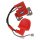 Zündspule Performance rot Pocket Bike Mini Quad Dirt Bike 2-Takt HMParts