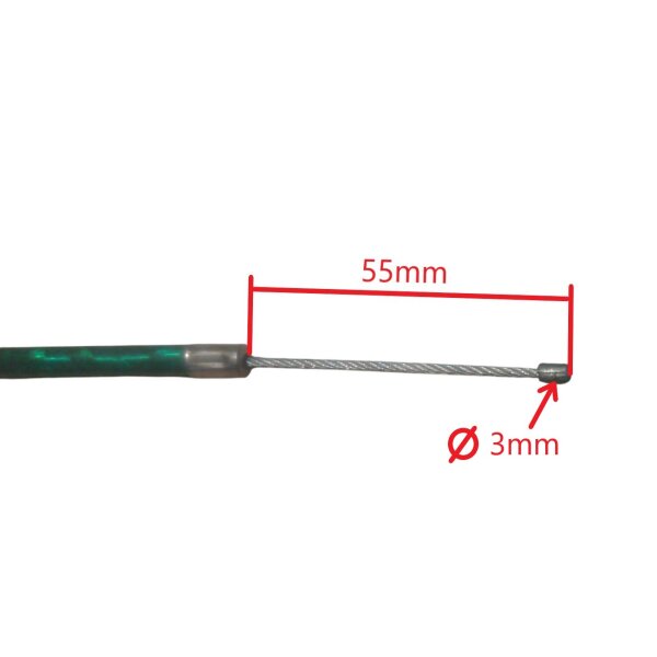Cavo Gas Per Dirt Bike E Pit Bike - Lunghezza 600-700 Mm, Compatibile
