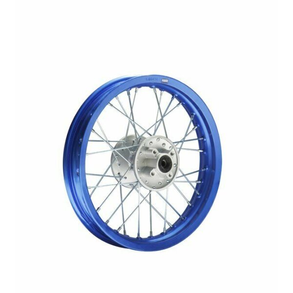 Alu Felge Eloxiert 14 hinten Blau 12mm Pit Dirt Bike Moto Cross