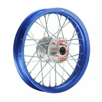 Alu Felge Eloxiert 14 hinten Blau 12mm Pit Dirt Bike Moto...