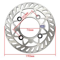 Bremsscheibe 190 mm Typ 10 Dirtbike Pitbike