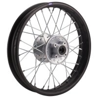 Hinterradfelge Stahl Felge 14 Zoll hinten 12mm schwarz Pit Bike Dirt Bike Cross HMParts