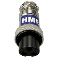 Stecker für Ladegerät Ladestecker 13mm 3-polig
