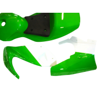 Verkleidung Set komplett grün weiss Pocket Bike HMParts
