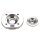 Zylinderkopf für Tuning Zylinder 44 mm SILBER Pocket Bike HMParts