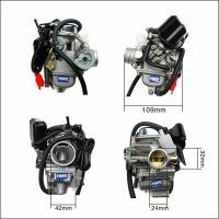 GY6 Vergaser mit Kaltstartventil 125-150 ccm Quad ATV Buggy Roller HMParts