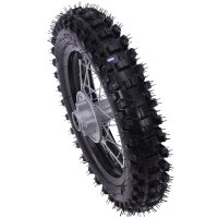 Hinterrad komplett Rad hinten 1.85x12 80/100-12 schwarz (12 mm) Pit Dirt Bike