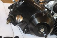 HMParts Pitbike Monkey 4-Gang Motor Set 110ccm halbautom. E-Start oben &amp; Kickst.