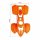 HMParts Quad ATV Kinderquad 50 - 125 ccm Plastik Set orange