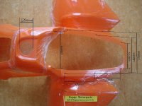 HMParts Quad ATV Kinderquad 50 - 110 ccm Plastik Set rot