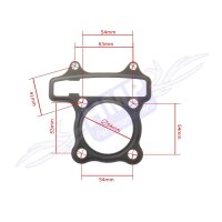 Motordichtsatz GY6 125ccm (152 QMI), Roller Quad