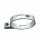 Auspuffschelle Schelle Alu oval 70/85mm, 50-150 ccm