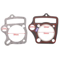 Zylinderkopfdichtung Ducar 125 ccm 54mm Dirtbike Pitbike Top End Dichtsatz HMParts
