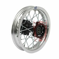 Alu Felge eloxiert 10 Zoll hinten silber 12 mm Typ2