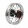 Alu Felge eloxiert 10 Zoll hinten silber 12 mm Typ2