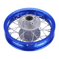 HMParts Alu-Felge eloxiert 10 hinten Blau Pit Bike Dirt Bike Cross
