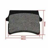 Bremsbeläge Bremsklötze vorne / hinten Typ 2 China Dirt Pit Bike 4-Takt
