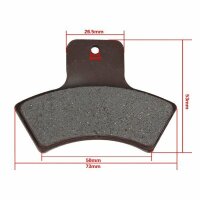 Bremsbeläge Typ55 Dirt Bike Pit Bike ATV Quad