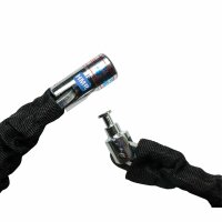 Kettenschloss Diebstahlsicherung Motorrad Moped Fahrrad Motorroller 100cm HMParts