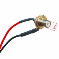 Koax Ladegerät Buchse 2-polig 8mm