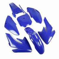 HMParts Verkleidung SET Dirt Bike Pit Bike CRF 70 - Style Typ 6 blau
