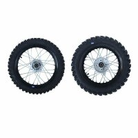 Alu Felgen SET Eloxiert 110-125 ccm 10/10 SW Pit Bike...