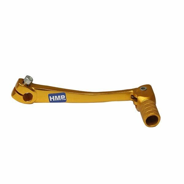 Universal Performance Alu Schalthebel Typ 5 umklappbar Gold Pit Bike