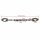 HMParts Pit Dirt Bike Lenkerstrebe Performance Alu silber eloxiert / verstellbar