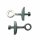 Kettenspanner Set Typ 8 6mm 2 Takt Pocket Bike Mini Cross HMParts