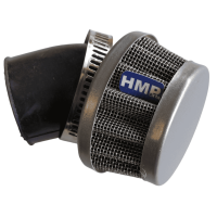 Luftfilter Metallgewebe auswaschbar 35mm 45° Winkel