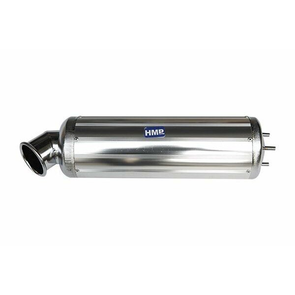 Auspuff Endtopf Typ 32 silber Quad ATV Bashan Shineray Jingling