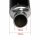 Auspuff Endtopf Typ 32 silber Quad ATV Bashan Shineray Jingling