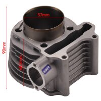 Zylinder - Set 150ccm 157QMJ GY6 China Roller Scooter 4 Takt