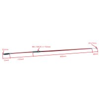 Kupplungsseil  Kupplungszug 1200mm  ROT  Typ1  ATV Dirt Bike Pit Bike
