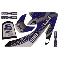 Aufkleber Set  X - Blau Pit Bike Dirt Bike HMParts