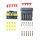 Superseal KFZ Stecker Kupplung Set 6 polig 0,75-1,50 mm2 wasserdicht HMParts