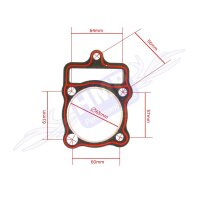Top End Dichtsatz / Zylinderkopfdichtung - CG 200 ccm lk Dirt Bike Quad - HMParts