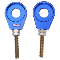 HMParts Dirt Bike Pit Bike Moto Cross Orion Kettenspanner - Typ11 12mm BLAU