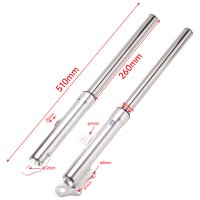 Federgabel Standrohre Set 510mm Passend für Pocket Bike - HMParts