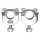HMParts Dirt Bike Mini Cross Lenkerklemmen Set KXD 708 703