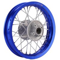HMParts Pit Bike Dirt Bike Cross Alu-Felge Eloxiert 12 hinten Blau
