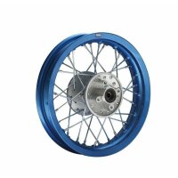 HMParts Pit Bike Dirt Bike Cross Alu-Felge Eloxiert 12 hinten Blau