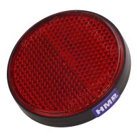 Universal Rückstrahler Katzenauge rot Rund neu HMParts