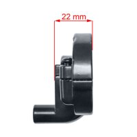 Gasgriffgehäuse Metall Pit Bike AGB Orion XMotors HMParts