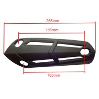 Auspuffabdeckung Hitzeschild  XMOTOS XP Kunststoff schwarz Pit Bike Moto Cross