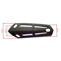 Auspuffabdeckung Hitzeschild  XMOTOS XP Kunststoff schwarz Pit Bike Moto Cross